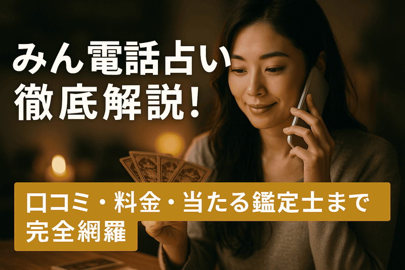 みん電話占い徹底解説！口コミ・料金・当たる鑑定士まで完全網羅